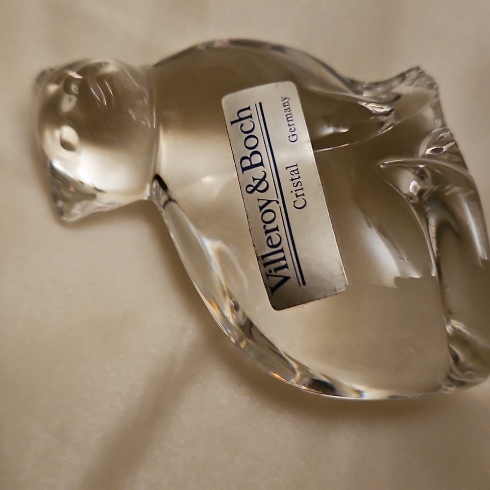 Villeroy & Boch Clear Crystal Cat